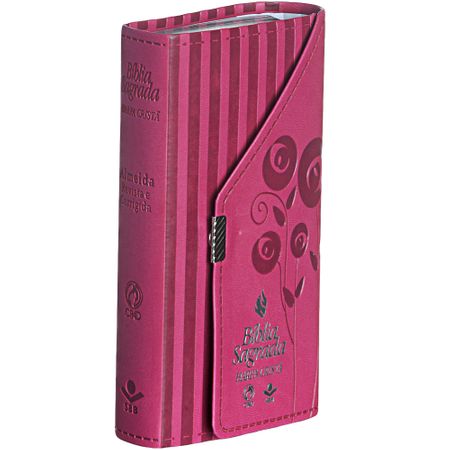 Bíblia Carteira com Harpa Pink