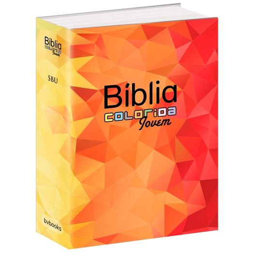 Biblia Colorida Jovem Capa Mosaico - Bvbooks