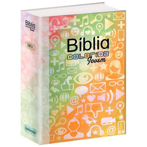 Biblia Colorida Jovem Capa Redes Sociais - Bvbooks