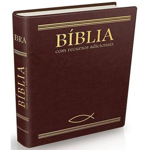 Biblia com Recursos Adicionais Sbu - Capa Marrom