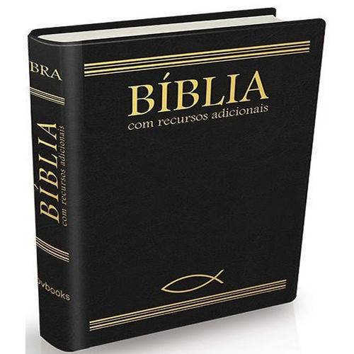 Biblia com Recursos Adicionais Sbu - Capa Preto