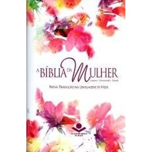 Biblia da Mulher, a - Bonded Impressa Aquarela - Sbb