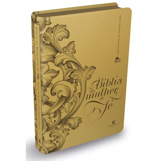 Biblia da Mulher de Fe - Capa Dourada - Thomas Nelson