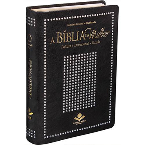 Bíblia da Mulher Ra - Luxo Preta Nobre