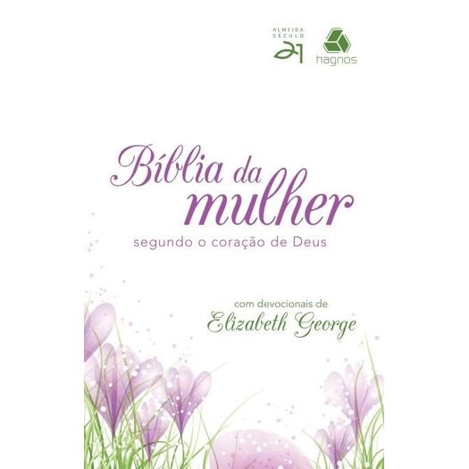 Biblia da Mulher - Tulipa Roxa - Hagnos