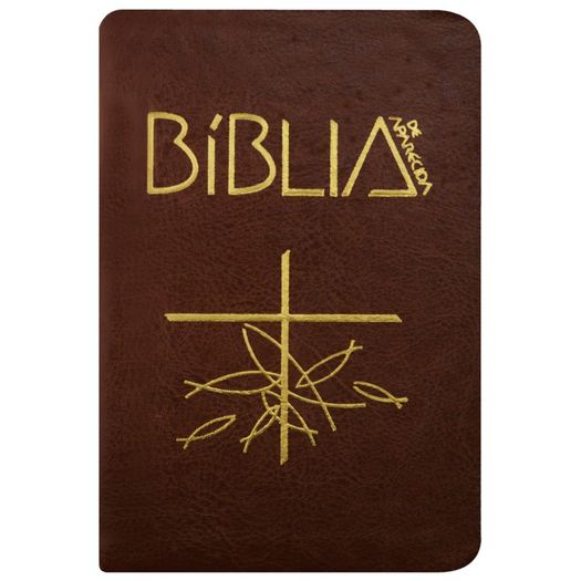Biblia de Aparecida Bolso - Ziper Marrom - Santuario