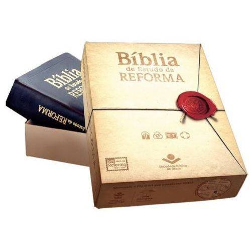Biblia de Estudo da Reforma - Preta - Sbb