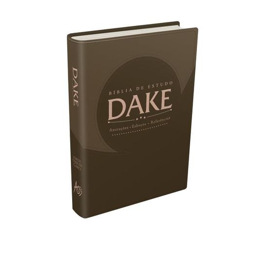 Biblia de Estudo Dake - Capa Marrom Escuro e Claro - Atos