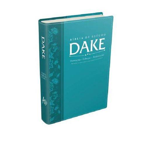 Biblia de Estudo Dake - Capa Turquesa - Atos