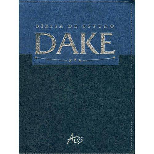 Bíblia de Estudo Dake - Preto com Azul