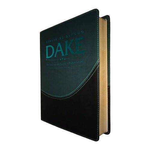 Bíblia de Estudo Dake - Verde e Preto - Editora Atos