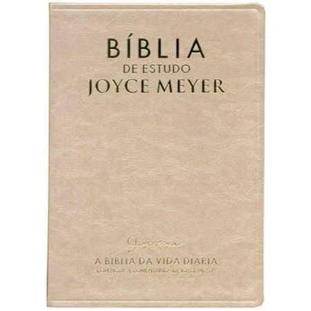 Bíblia de Estudo Joyce Meyer Média Dourada