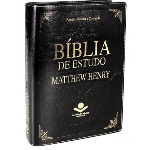 Biblia de Estudo Matthew Henry - Capa Preta - Sbb