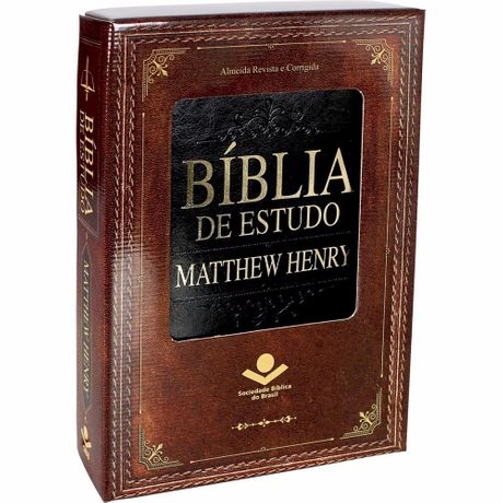 Bíblia de Estudo Matthew Henry Preta