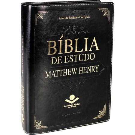 Bíblia de Estudo Matthew Henry RC Preta