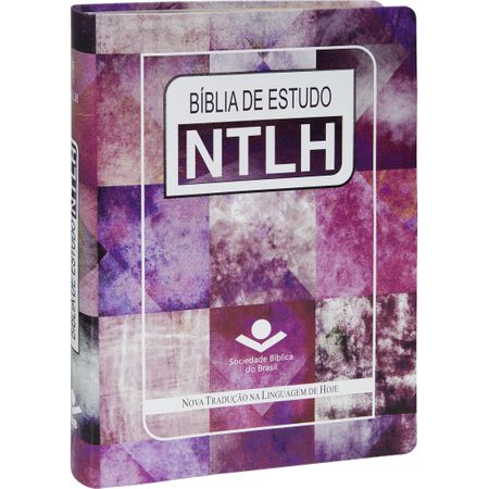 Bíblia de Estudo NTLH Grande Rosa Ilustrada