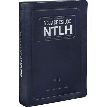 Bíblia de Estudo NTLH Média Azul