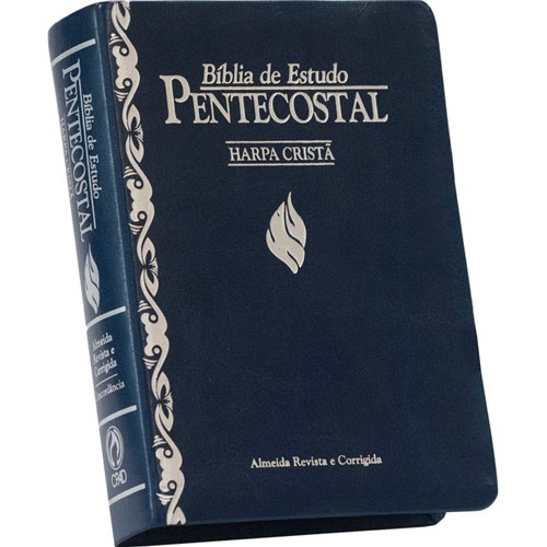 Bíblia de Estudo Pentecostal HC Pequena Azul