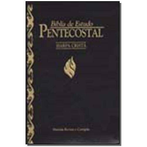 Biblia de Estudo Pentecostal - Peq. Harpa -(preta)