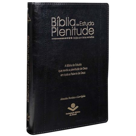 Bíblia de Estudo Plenitude RC Preta