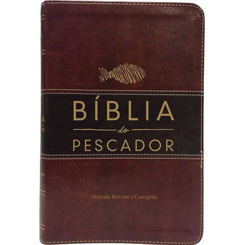 Bíblia do Pescador - Marrom com Preto - Cpad
