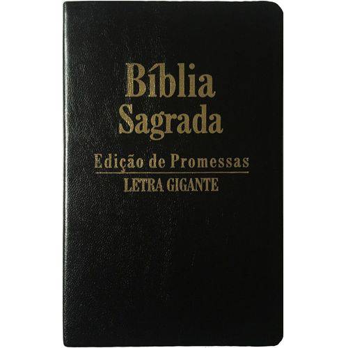 Bíblia Edição de Promessas Letra Gigante Preta