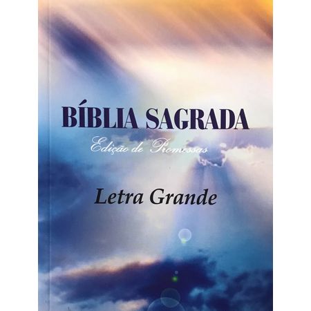 Bíblia Edição de Promessas Letra Grande Brochura
