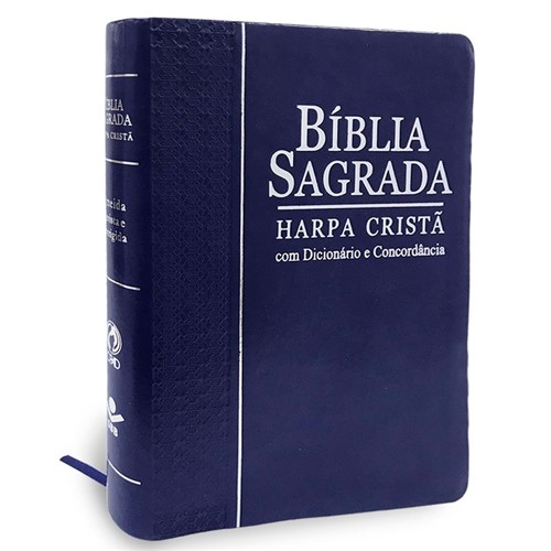 Bíblia GDE Harpa LET GDE IND DIC Condord Azul