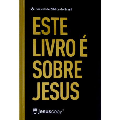 Bíblia Jesus Copy Este Livro é Sobre Jesus | Letra Grande