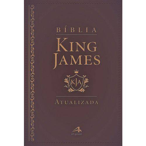 Bíblia King James Atualizada (KJA) de Estudo Letra Grande - Bordô