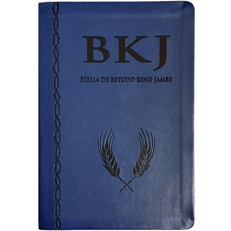 Bíblia King James de Estudo Azul