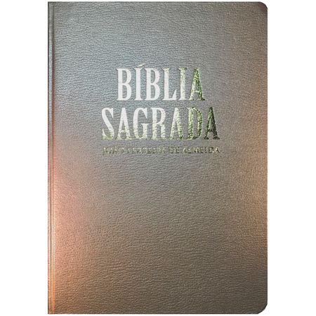 Bíblia Letra Extra Gigante Luxo RC Bronze