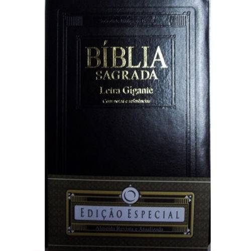 Bíblia Letra Gigante Almeida Atualizada com Índice Edição Especial