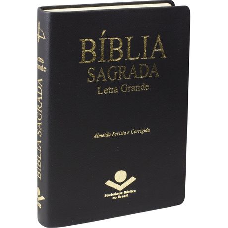 Bíblia Letra Grande ARC com Índice Preta