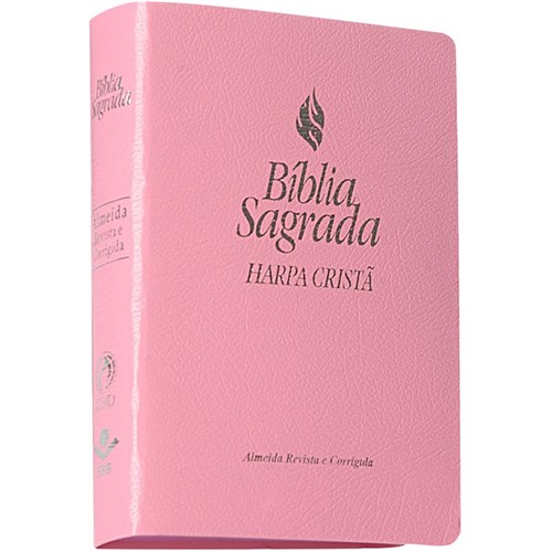 Bíblia Média Harpa Rosa