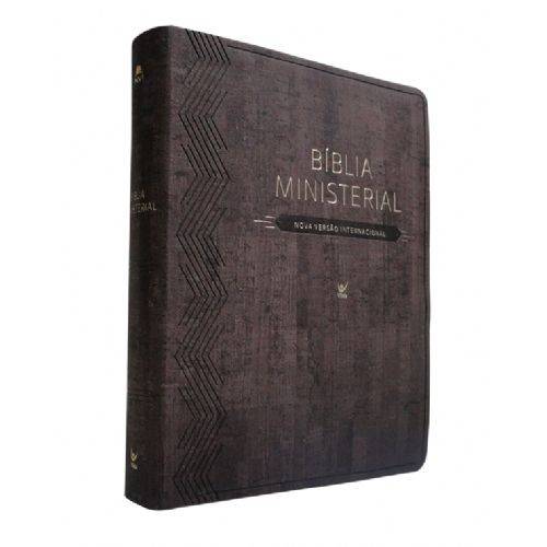 Bíblia Ministerial Nvi - Capa Marrom Escuro
