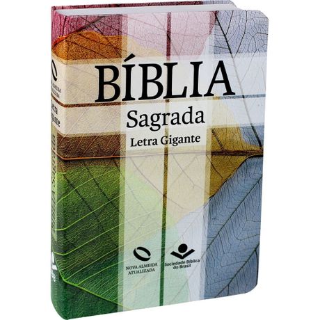 Bíblia Nova Almeida Atualizada Letra Gigante Semiflexível Cruz