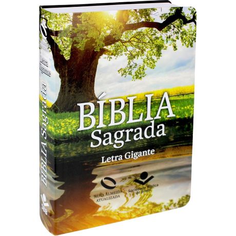 Bíblia Nova Almeida Atualizada Letra Gigante Semiflexível Reflexo