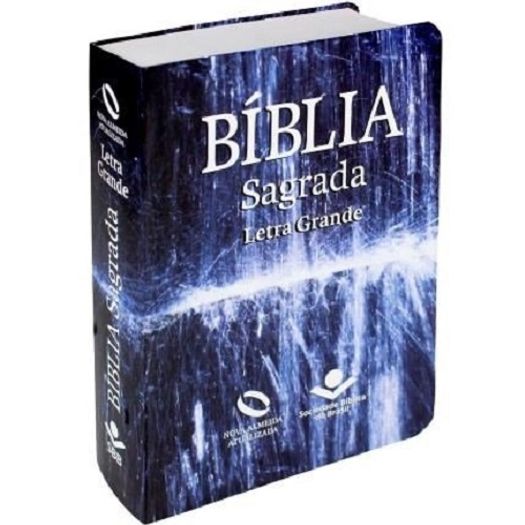 Biblia Nova Almeida Atualizada Letra Grande - Capa Agua - Sbb
