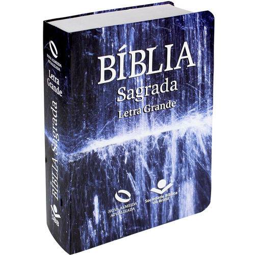 Bíblia Nova Almeida Atualizada Peq. Letra Grande - Semiflexível Água