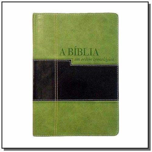 Biblia Nvi em Ordem Cronologica - Cp Verde e Preto