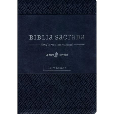 Bíblia NVI Leitura Perfeita com Espaço para Anotações Azul