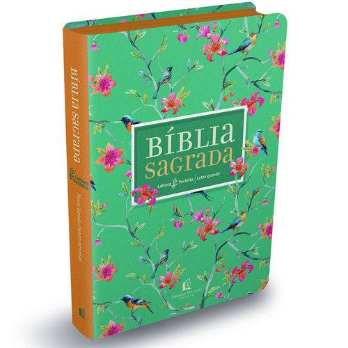 Bíblia NVI Leitura Perfeita Letra Grande - Flores