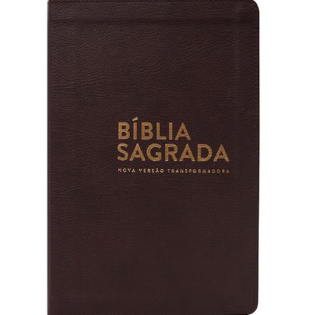 Bíblia NVT Capa Luxo Marrom