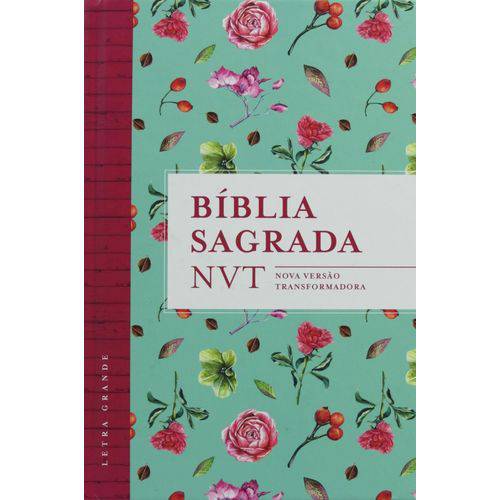 Bíblia Nvt - Flores Tiffany - Letra Grande, Capa Dura