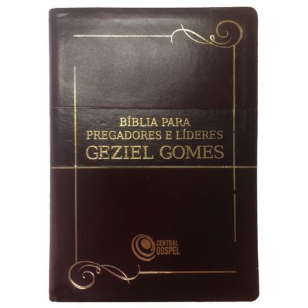 Bíblia para Pregadores e Líderes Geziel Gomes Marrom