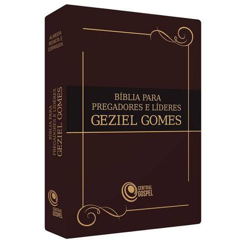 Bíblia para Pregadores e Líderes - Geziel Gomes - Marrom