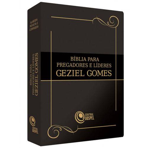 Bíblia para Pregadores e Líderes Geziel Gomes - Preto
