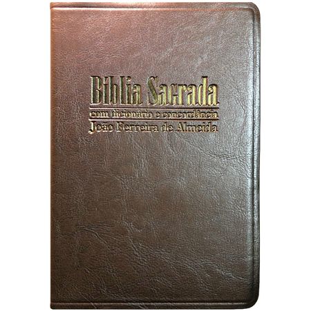 Bíblia RC Letra Gigante com Dicionário e Concordância Marfim Perolada