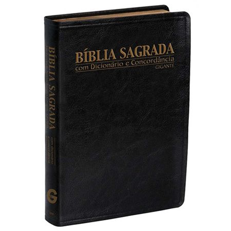 Bíblia RC Letra Gigante com Dicionário e Concordância Preta